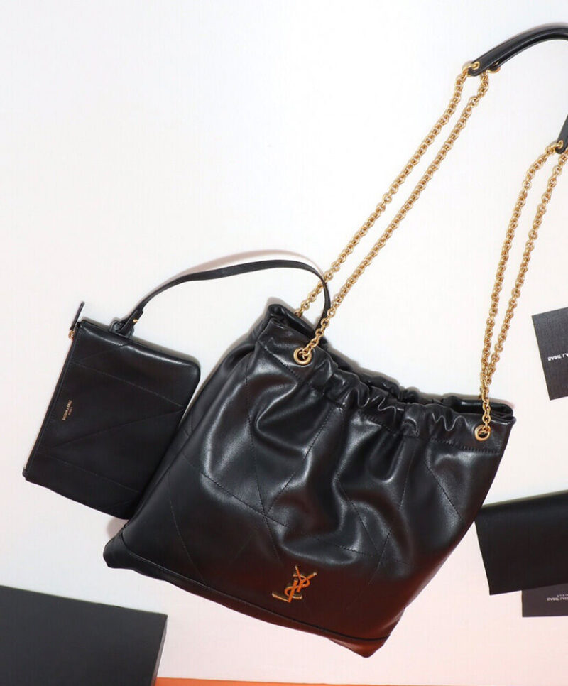 Saint Laurent Jamie 4.3 Pochon In Lambskin Black